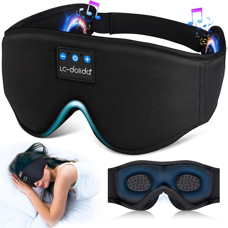LC Dolida-3D Wireless Sleep Mask With Headphones Side Sleepers - ATSProducts