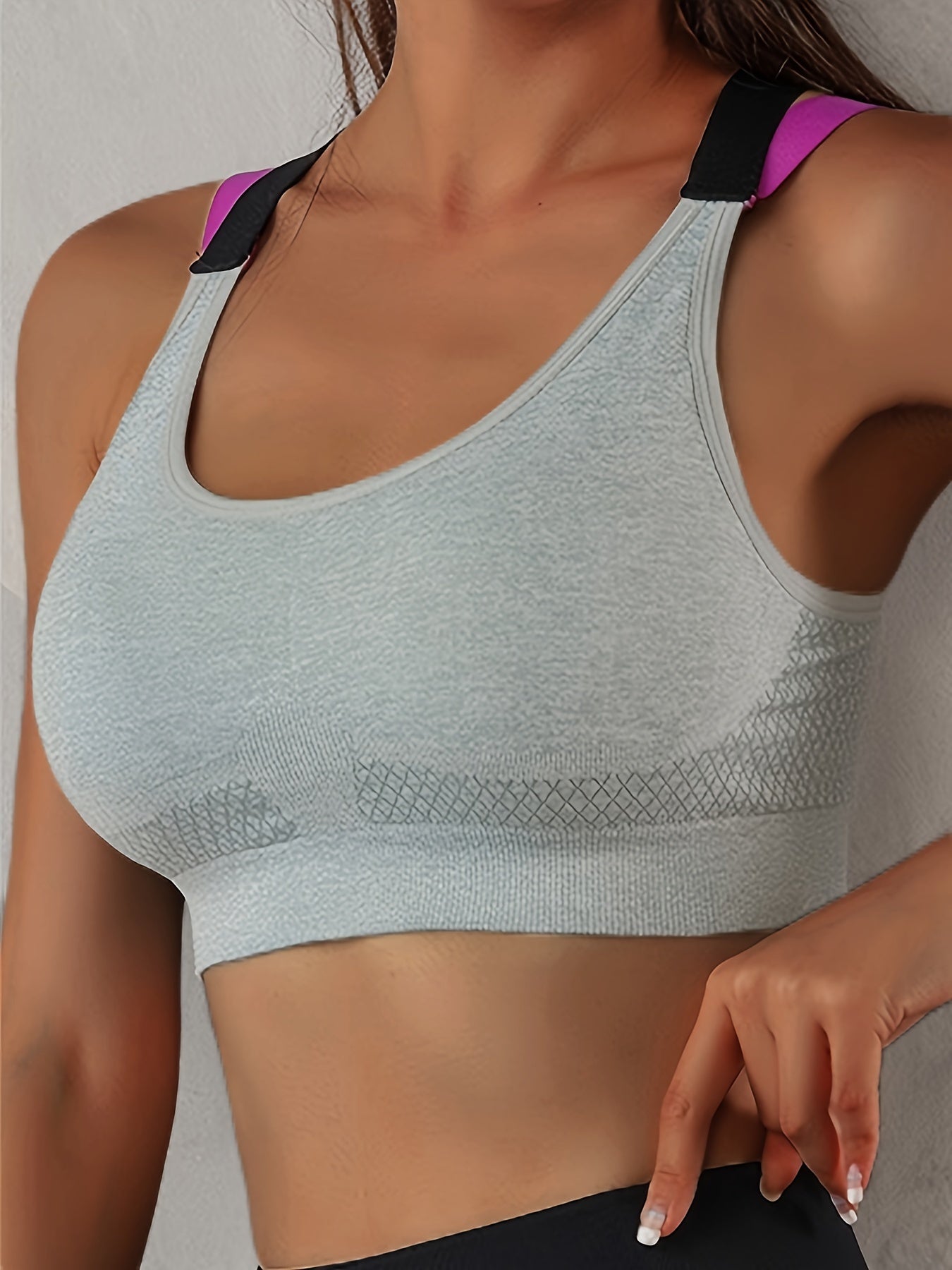 Mesh Cross Back Sport Bra - ATSProducts