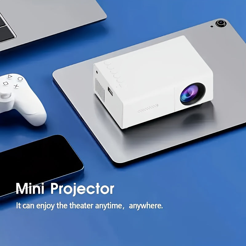 Portable Mini Projector Compatible With IOS, Android, Windows, Etc.  With Remote Control - ATSProducts