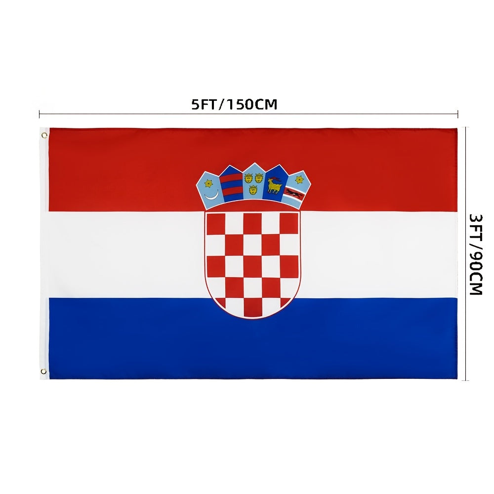 90x150cm/3x5ft Croatian National Flag - ATSProducts