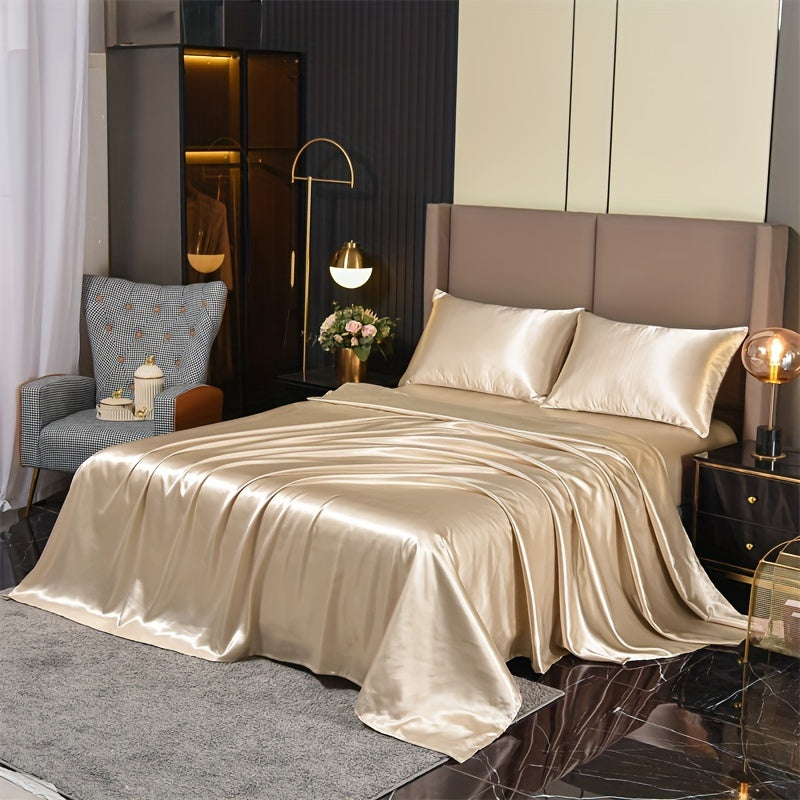 4pcs Luxury Classic Fitted Sheet Set - ATSProducts