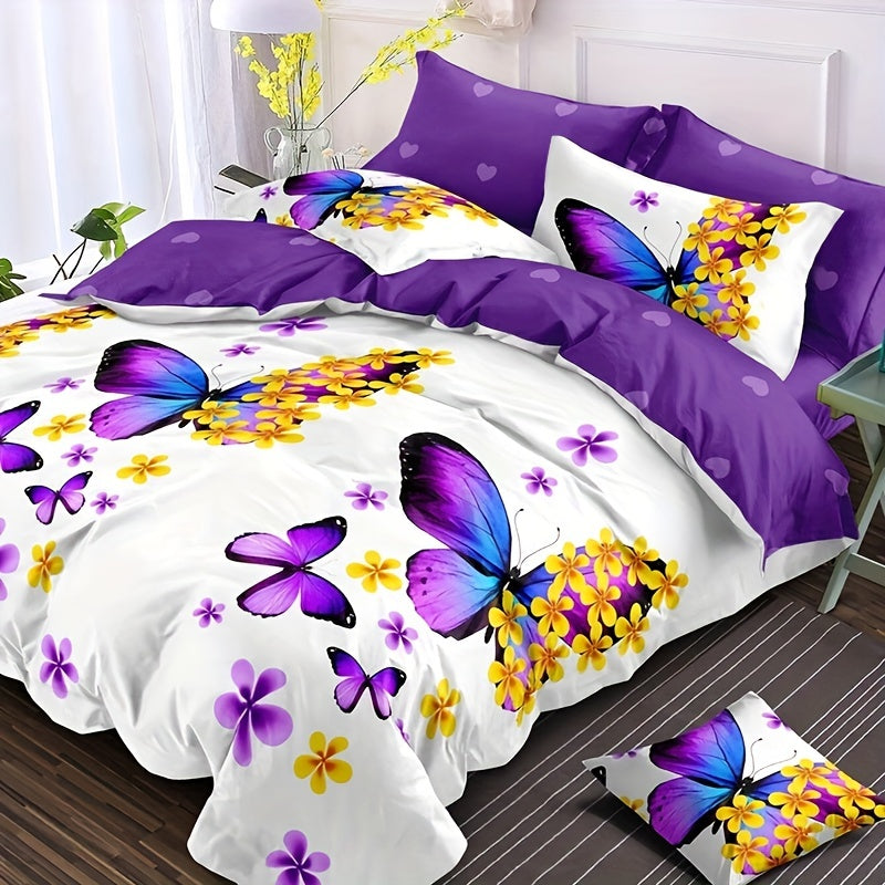 Elegant Butterfly Print Bedding Set - ATSProducts