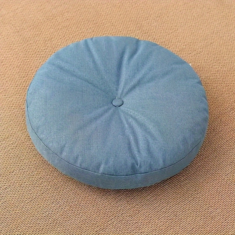 1pc, Linen Floor Cushion Japanese Style Tufted Tatami - ATSProducts