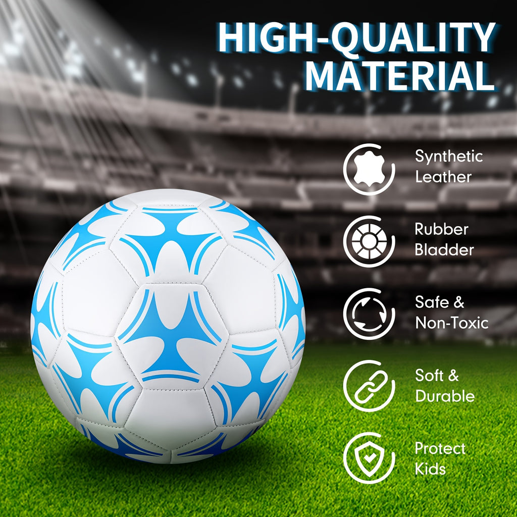 Outus 2 Pcs Soccer Balls with Pump - ATSProducts