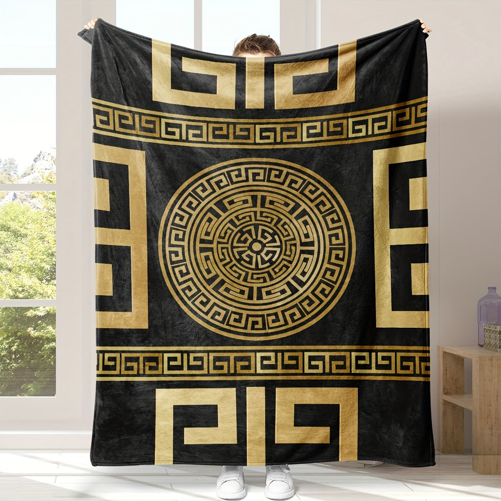 Glam Style Digital Print Throw Blanket Hypoallergenic - ATSProducts