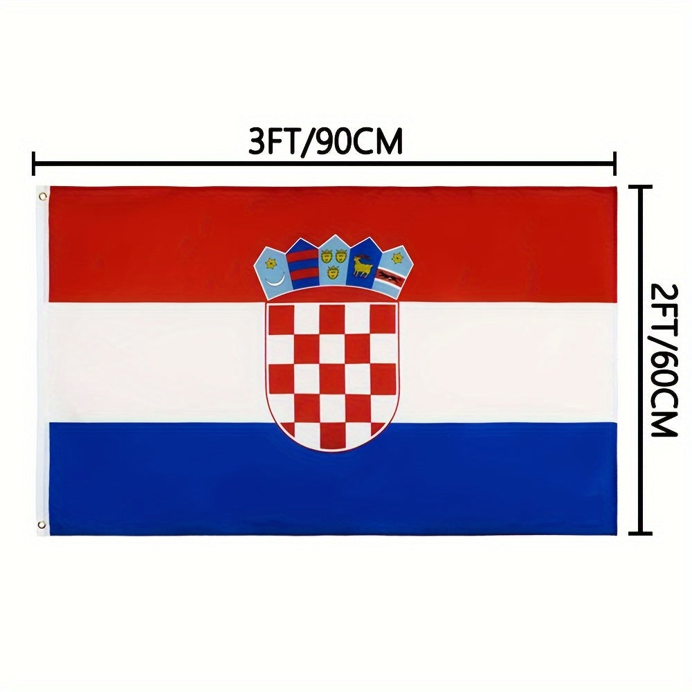 90x150cm/3x5ft Croatian National Flag - ATSProducts