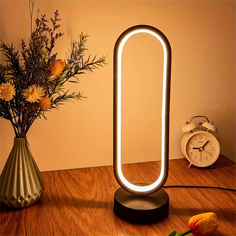 1pc Creative Oval Eye Desk Lamp 3-color LED Energy-Saving - ATSProducts