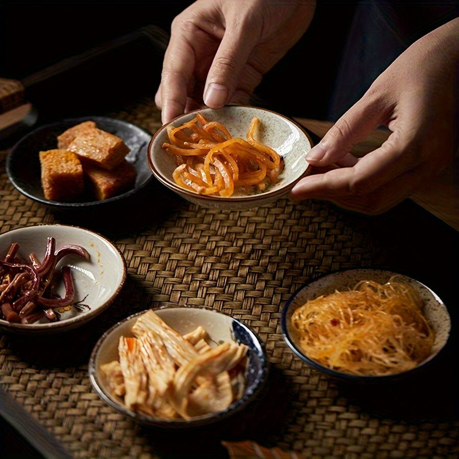 Set of 6 Japanese Ceramic Saucers - ATSProducts