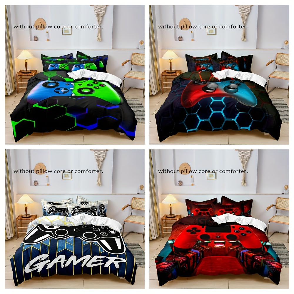 3pcs Gamepad Print Duvet Cover Set - ATSProducts