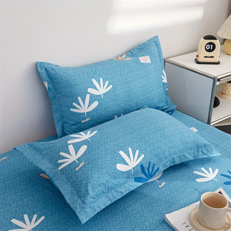 3pcs Tropical Floral Bed Skirt Set - ATSProducts