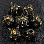 Sharp Metal Meteor Dice Set - ATSProducts