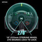 NiTHO 270 Degree V24 Gaming Racing Wheel - ATSProducts