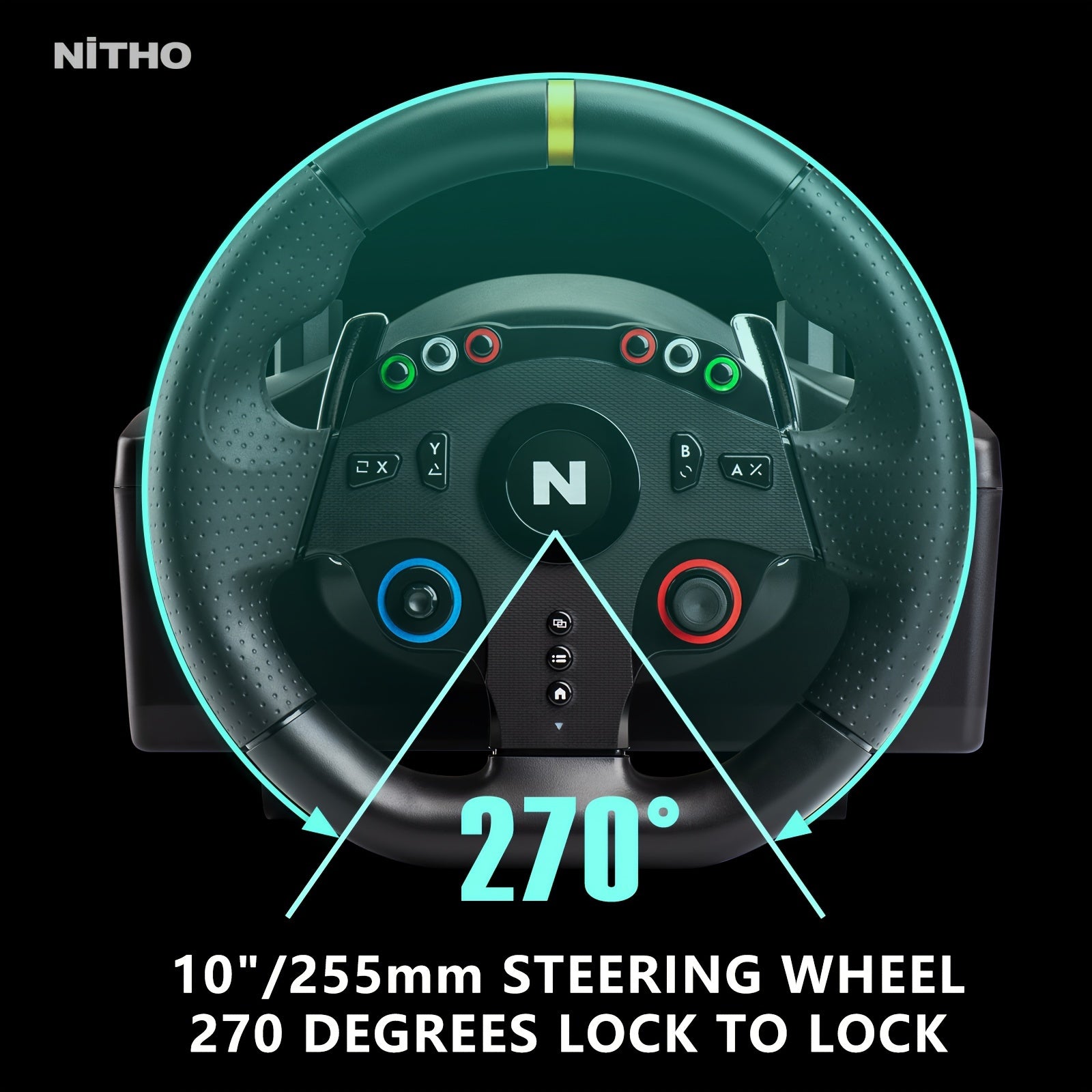 NiTHO 270 Degree V24 Gaming Racing Wheel - ATSProducts