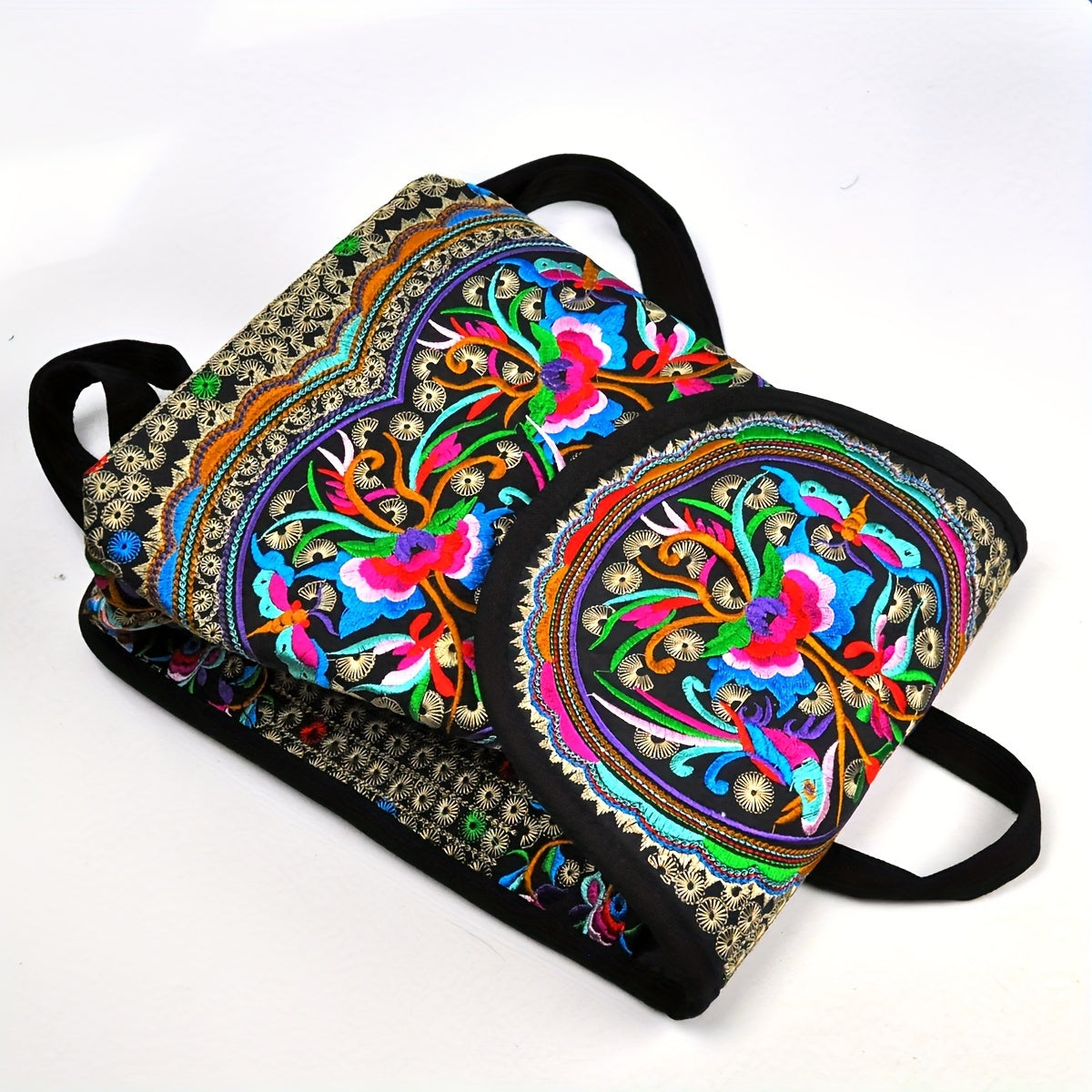 GUDAOBELL Women's Vintage Floral Embroidered Backpack - ATSProducts