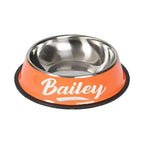1pc Personalized Stainless Steel Dog Bowls - ATSProducts