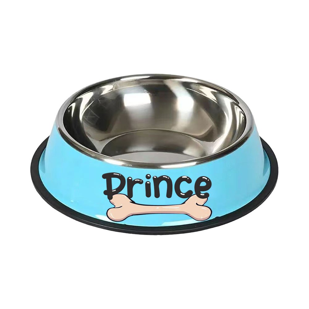 1pc Personalized Stainless Steel Dog Bowls - ATSProducts