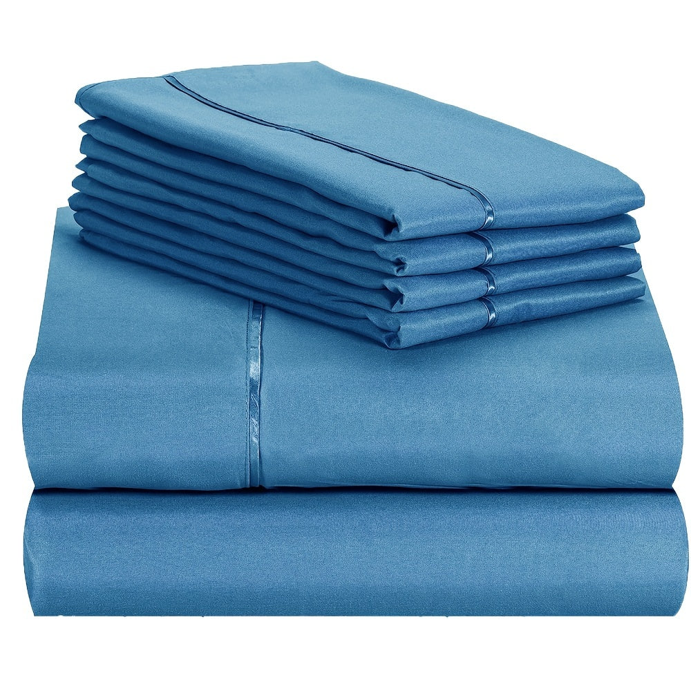 4/6pcs Luxury Cool Fitted Sheet Set - ATSProducts