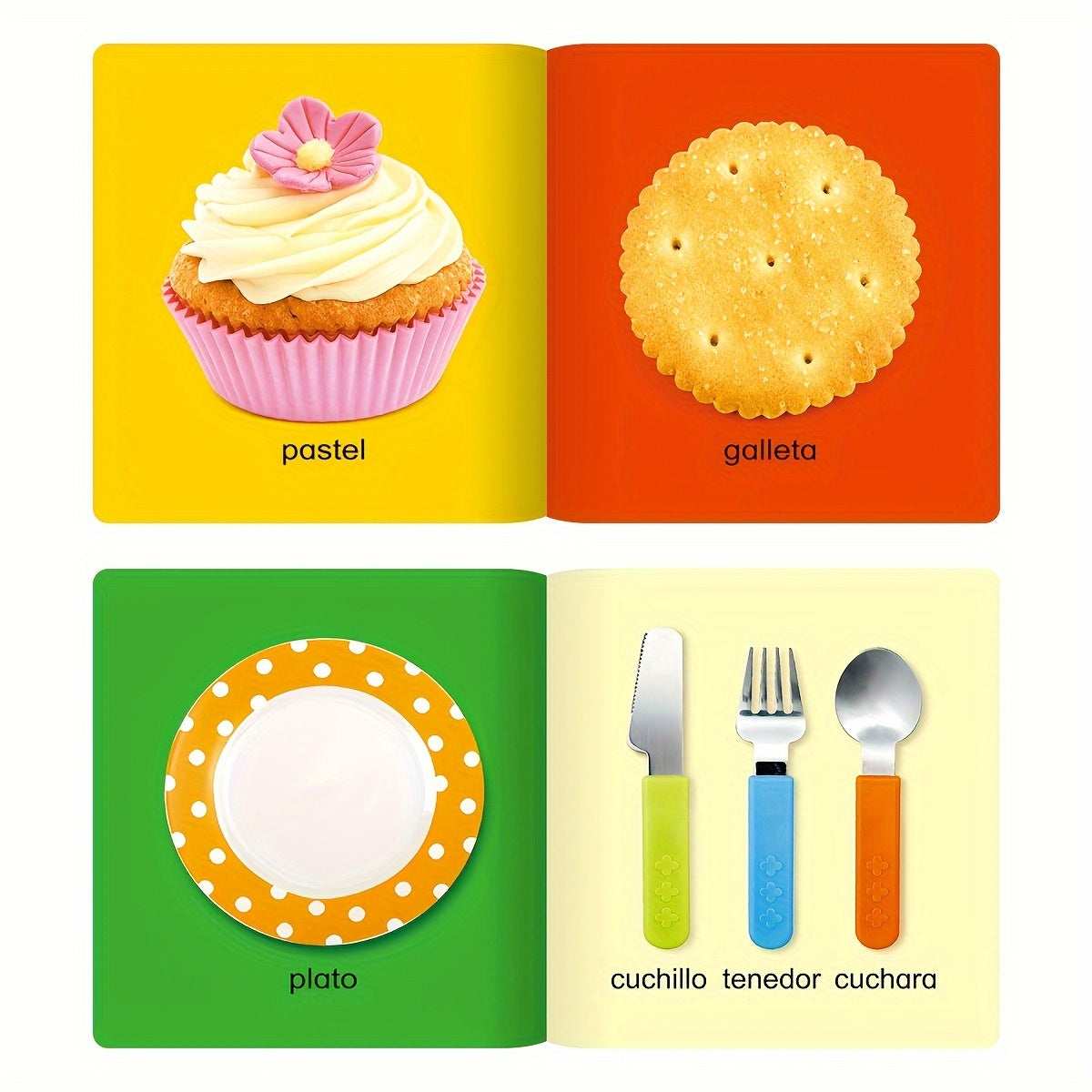 TeenyBaby Set Of 10 Spanish Children's Encyclopedia Reading Books - ATSProducts