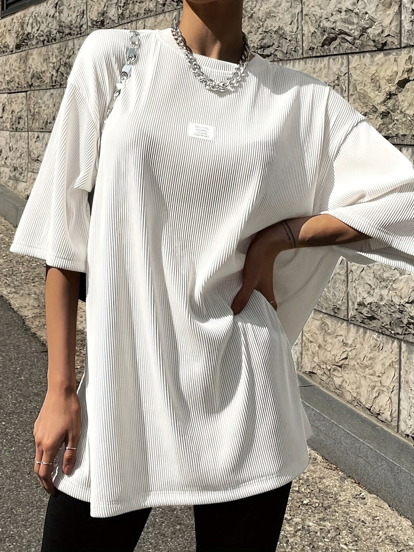 Oversized Drop Shoulder T-Shirt - ATSProducts