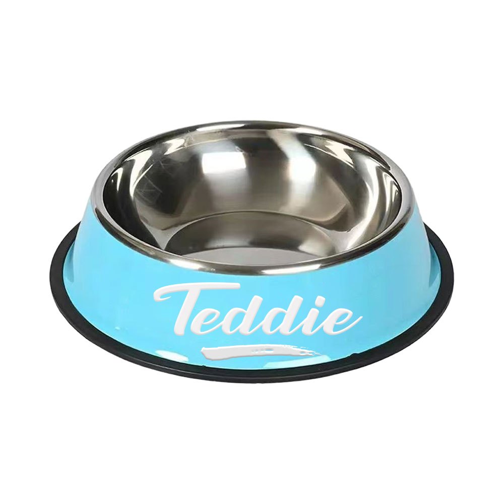 1pc Personalized Stainless Steel Dog Bowls - ATSProducts