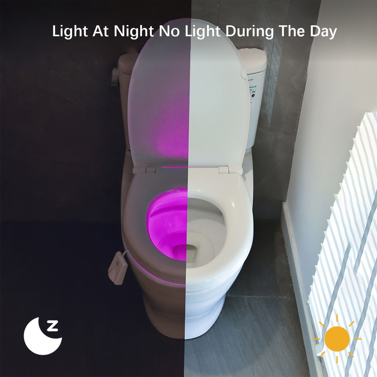 Shenzhi Tech LED Toilet Night Light USB Rechargeable - ATSProducts