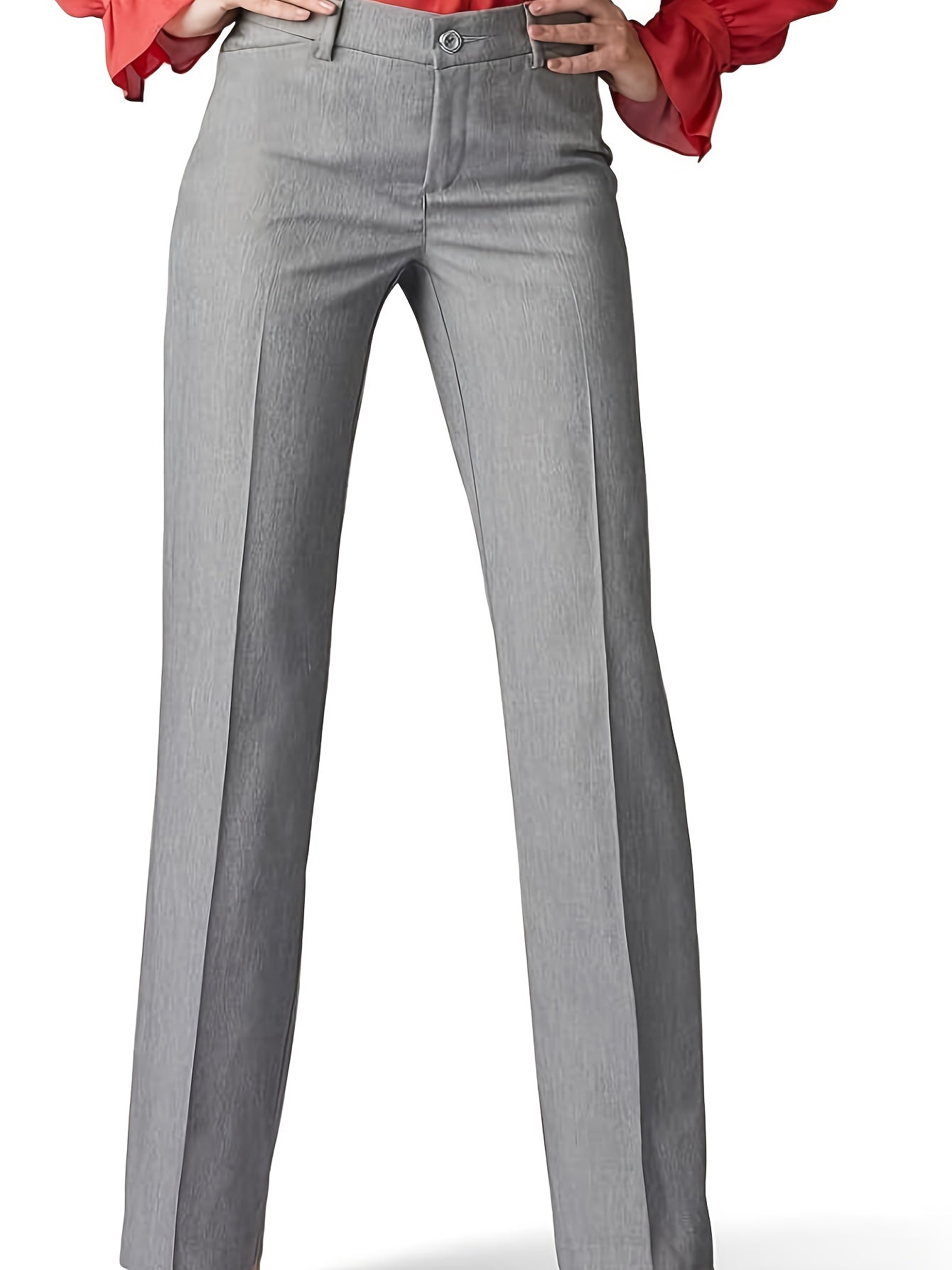 Scacto High Waist Straight Leg Pants - ATSProducts