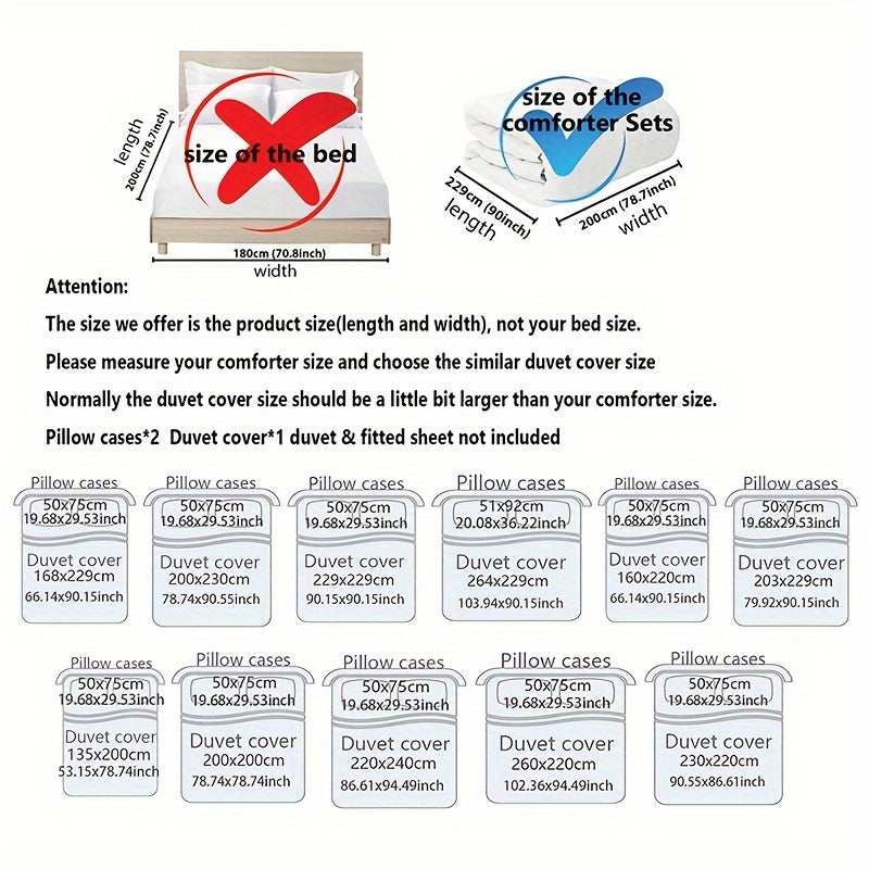 Blue Argyle 3-Piece Duvet Set - ATSProducts