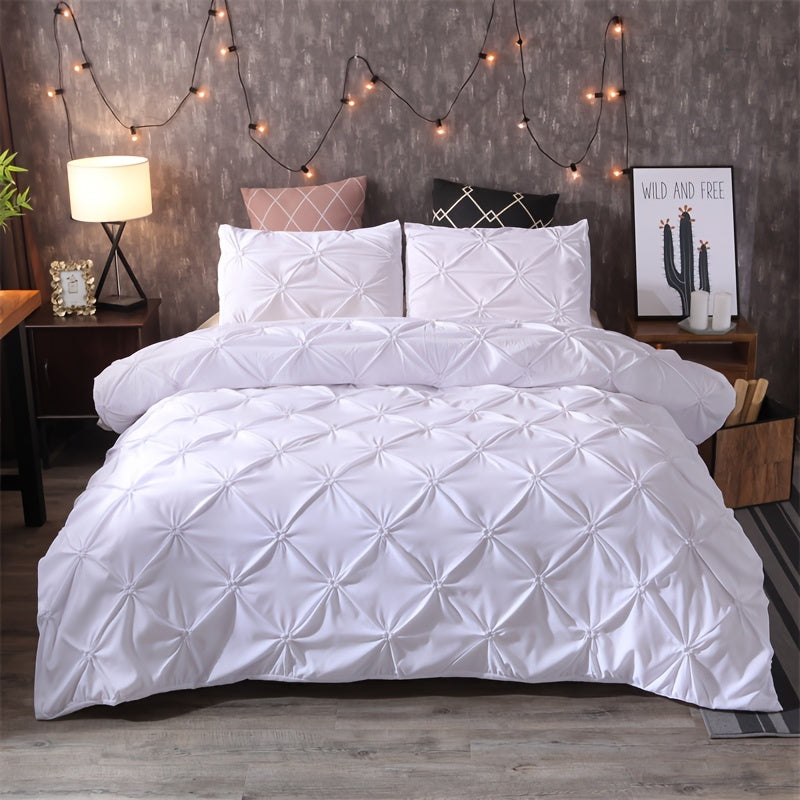 3-Piece Soft Breathable Polyester Duvet Cover Set - ATSProducts