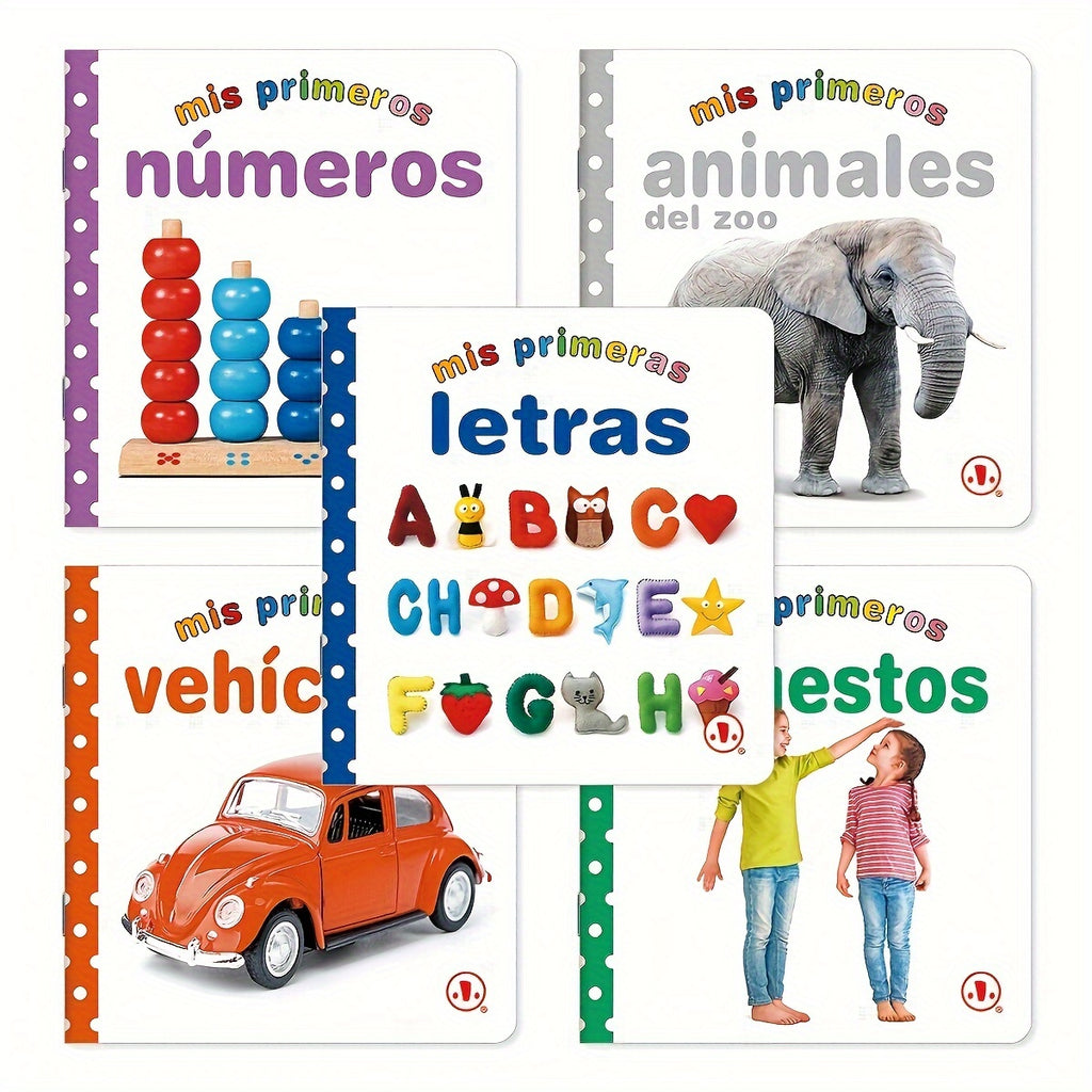 TeenyBaby Set Of 10 Spanish Children's Encyclopedia Reading Books - ATSProducts