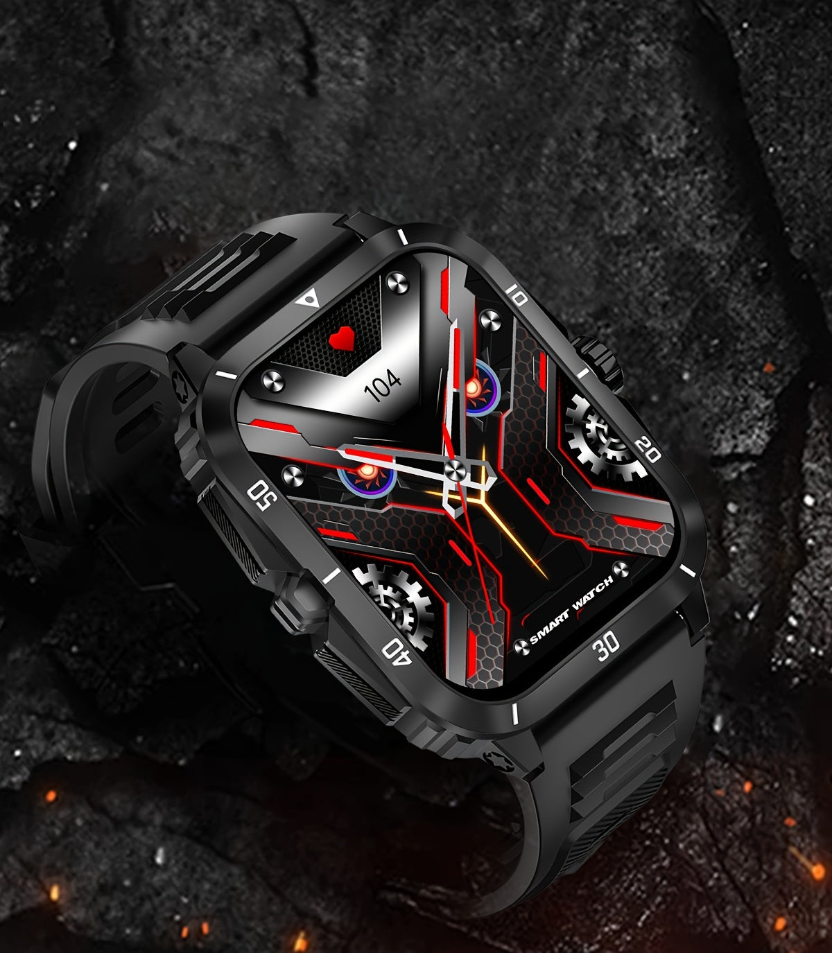 "1pc Men's Tactical Smartwatch - ATSProducts