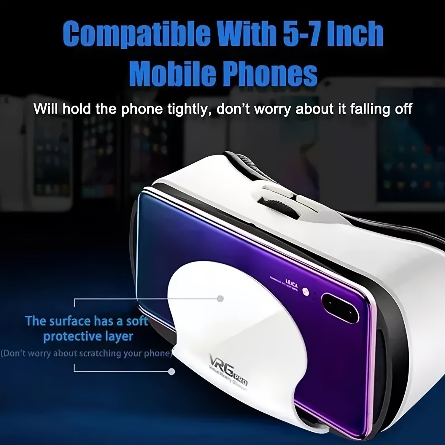 2pcs Adjustable 3D VR Headset With Controller - ATSProducts