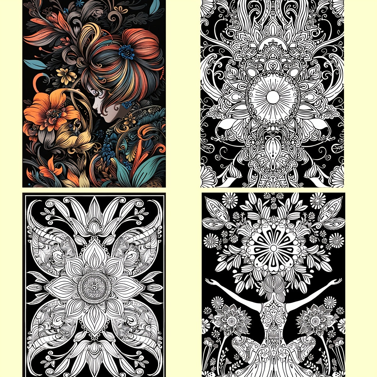 2Pc Coloring Book, A Picture Book, Measuring 6.69X9.84 inches - ATSProducts