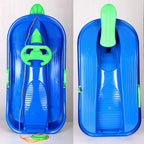 Children's Snow Sled With Steering Wheel And Brake - ATSProducts