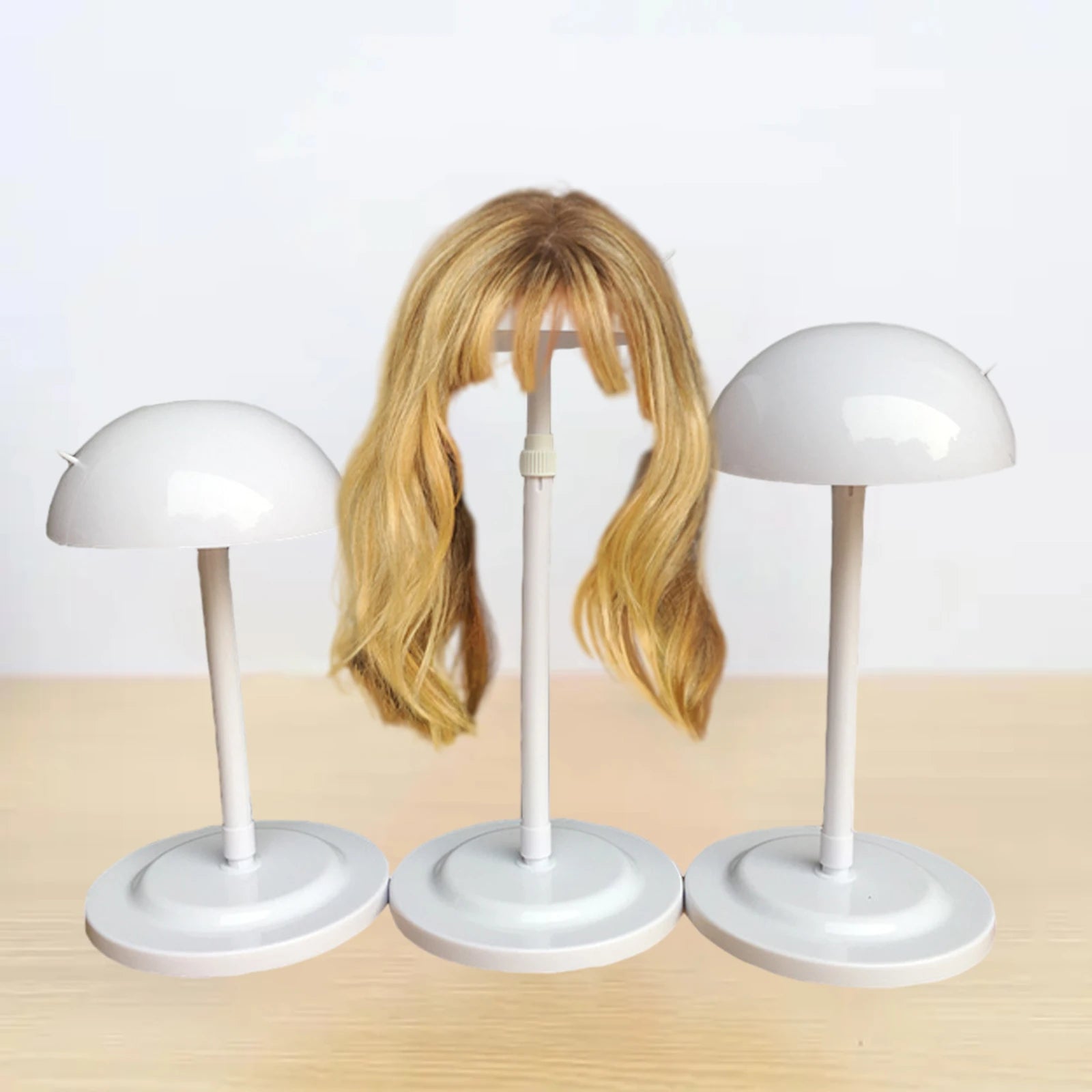 Loviver Wig Head Stand 25-48cm Adjustable Mushroom Top - ATSProducts