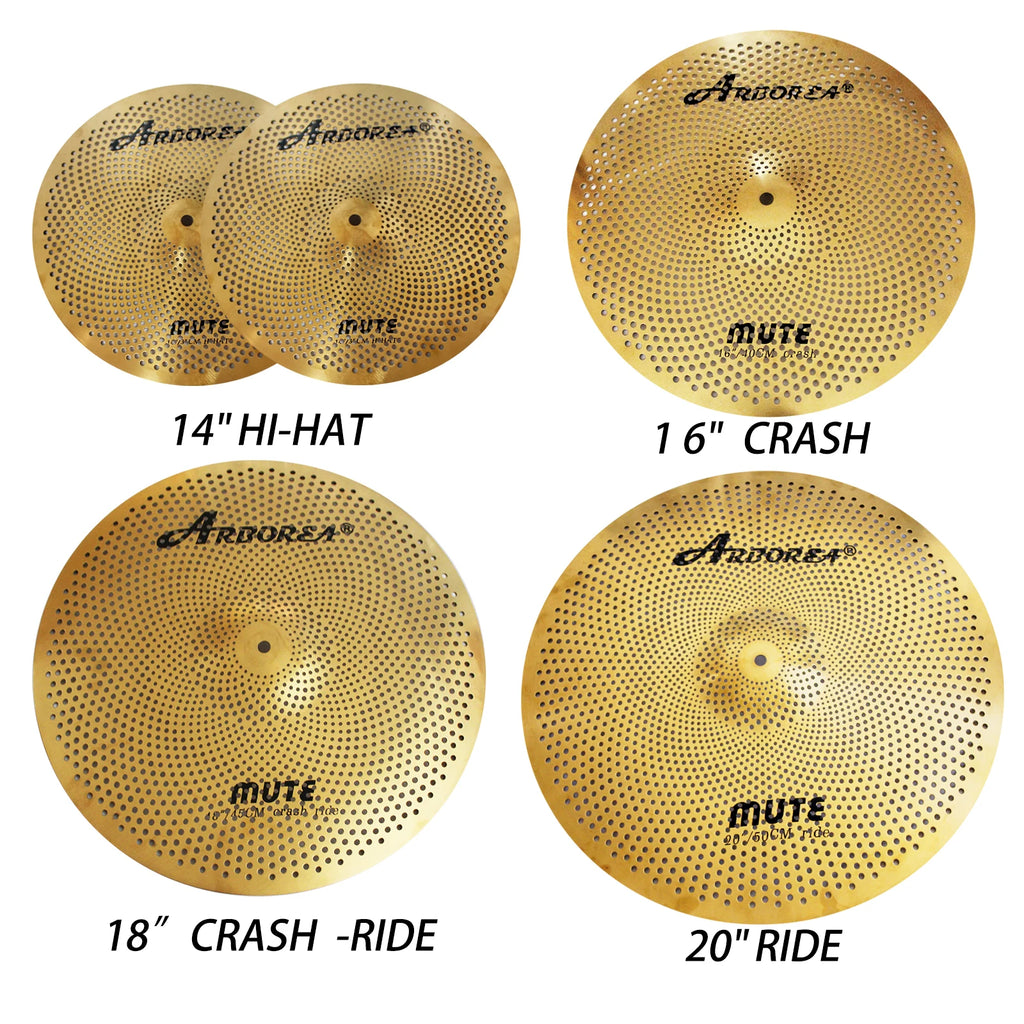 Arborea 5pcs Mute Cymbal Set - ATSProducts