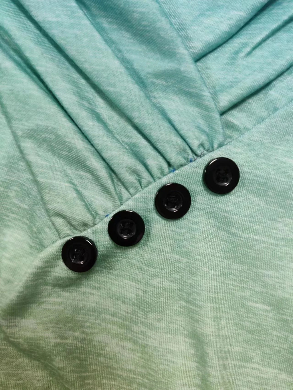 Yiqiaohui Plus Size Ombre Button Casual Shirt - ATSProducts