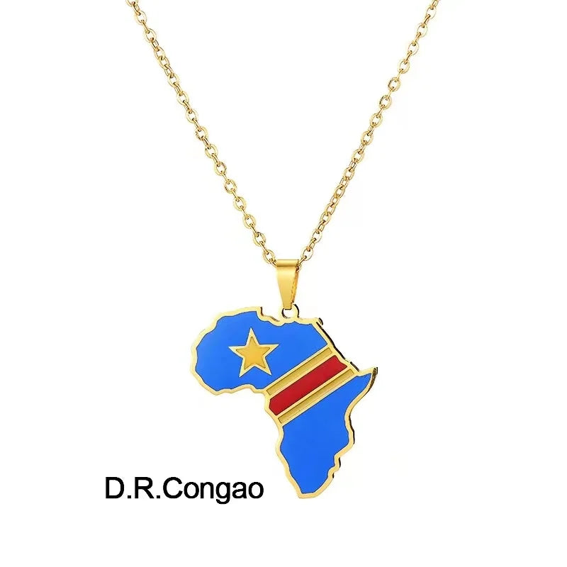 African Countries Necklace - ATSProducts