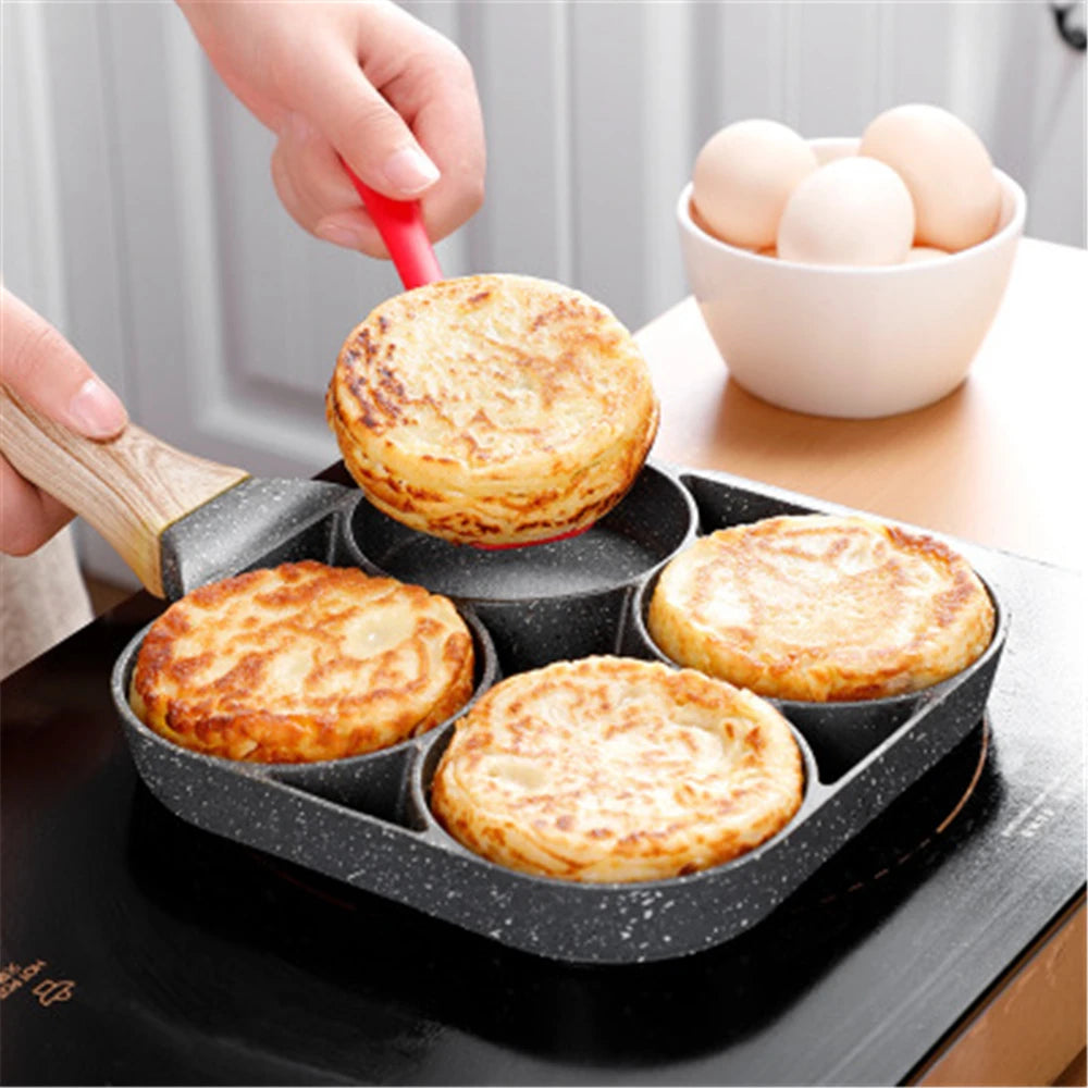 4 Hole Frying Pan Non-stick - ATSProducts