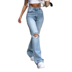 Super Stretch High Waist Slim Fit Jeans - ATSProducts