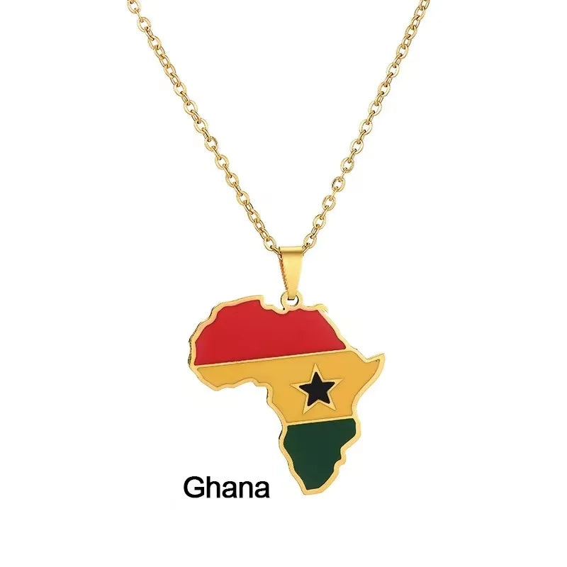 African Countries Necklace - ATSProducts