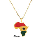 African Countries Necklace - ATSProducts