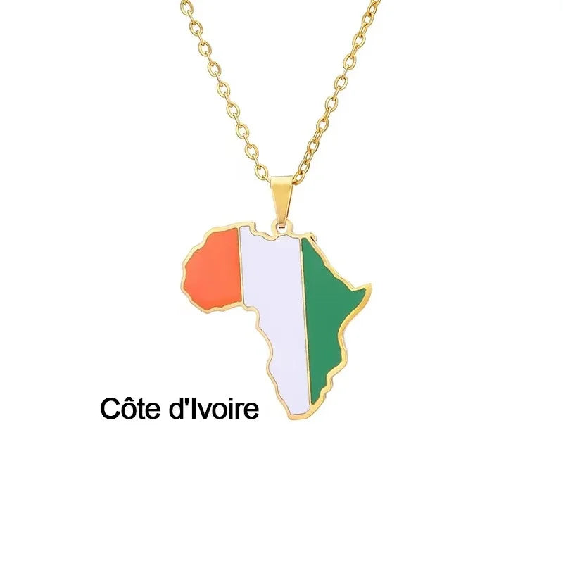African Countries Necklace - ATSProducts