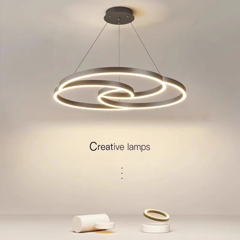 Italian Minimalist Modern All-aluminum Chandelier - ATSProducts