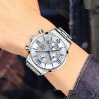Deyros Stainless Steel Quartz Watch - ATSProducts
