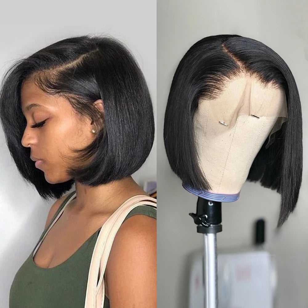 Amanda Straight Bob Wigs Human Hair - ATSProducts