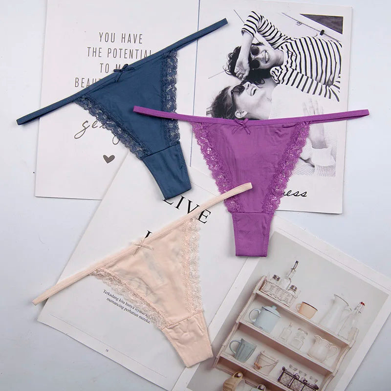 Women's Comfortable Lace Thong - ATSProducts