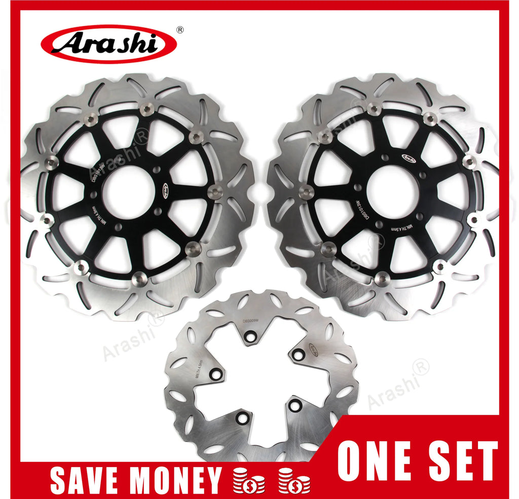 Arashi 1 Set 320 / 240 mm HAYABUSA GSX R 1300 1999-2007 CNC Front Rear Brake Disc Rotors For SUZUKI GSX-R GSXR 1300 2005 2006 - ATSProducts