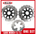 Arashi 1 Set 320 / 240 mm HAYABUSA GSX R 1300 1999-2007 CNC Front Rear Brake Disc Rotors For SUZUKI GSX-R GSXR 1300 2005 2006 - ATSProducts