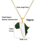 African Countries Necklace - ATSProducts