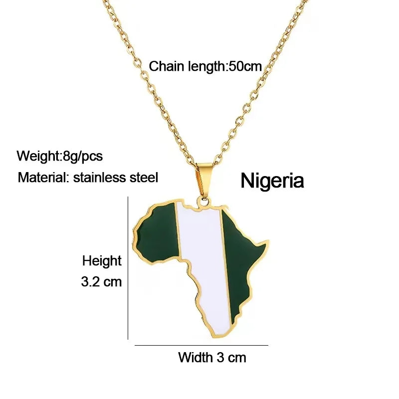 African Countries Necklace - ATSProducts